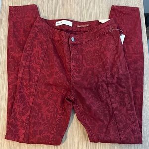 NWT: Anthropology-Pilcro high-rise denim leggings size 25
